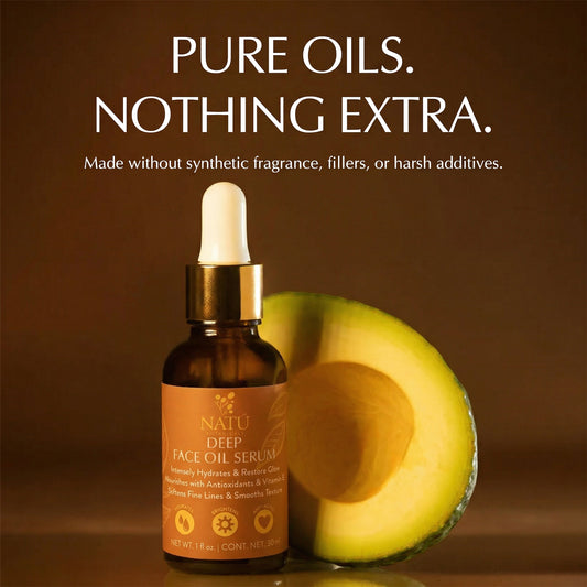 Deep Face Oil Serum - Natu Botanicals