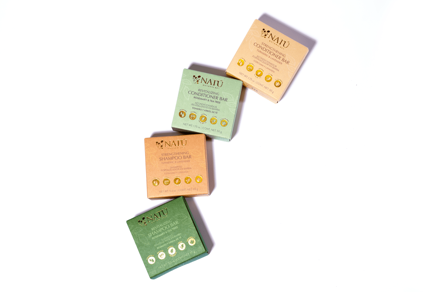 Strengthening Conditioner Bar – Turmeric & Lavender - Natu Botanicals