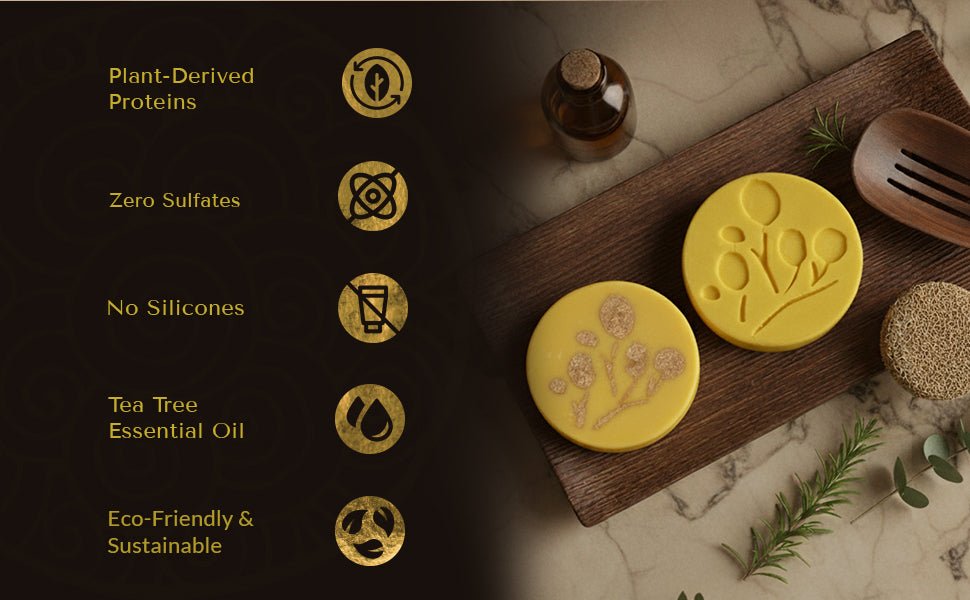 Strengthening Turmeric and Lavender Shampoo and Conditioner Bar Set - Natu Botanicals