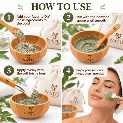 Bamboo Face Mask Accessory Kit - Natu Botanicals