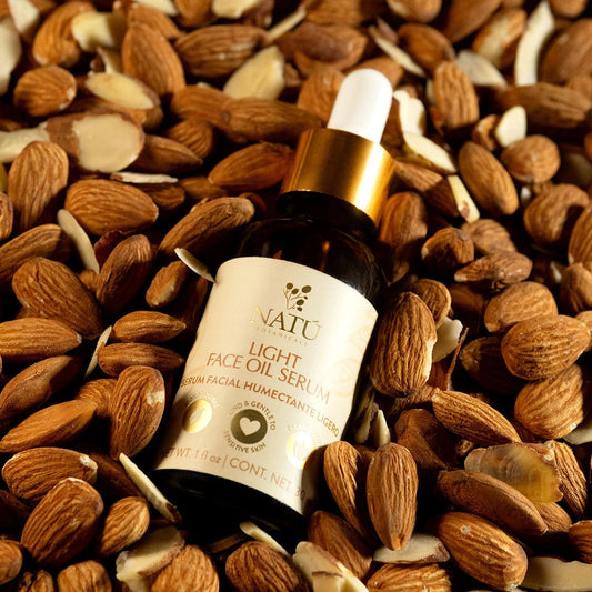 Clarifying Facial Ritual Bundle - Light Face Oil Serum & Gua Sha and Jade Roller - Natu Botanicals