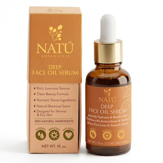 Deep Face Oil Serum - Natu Botanicals