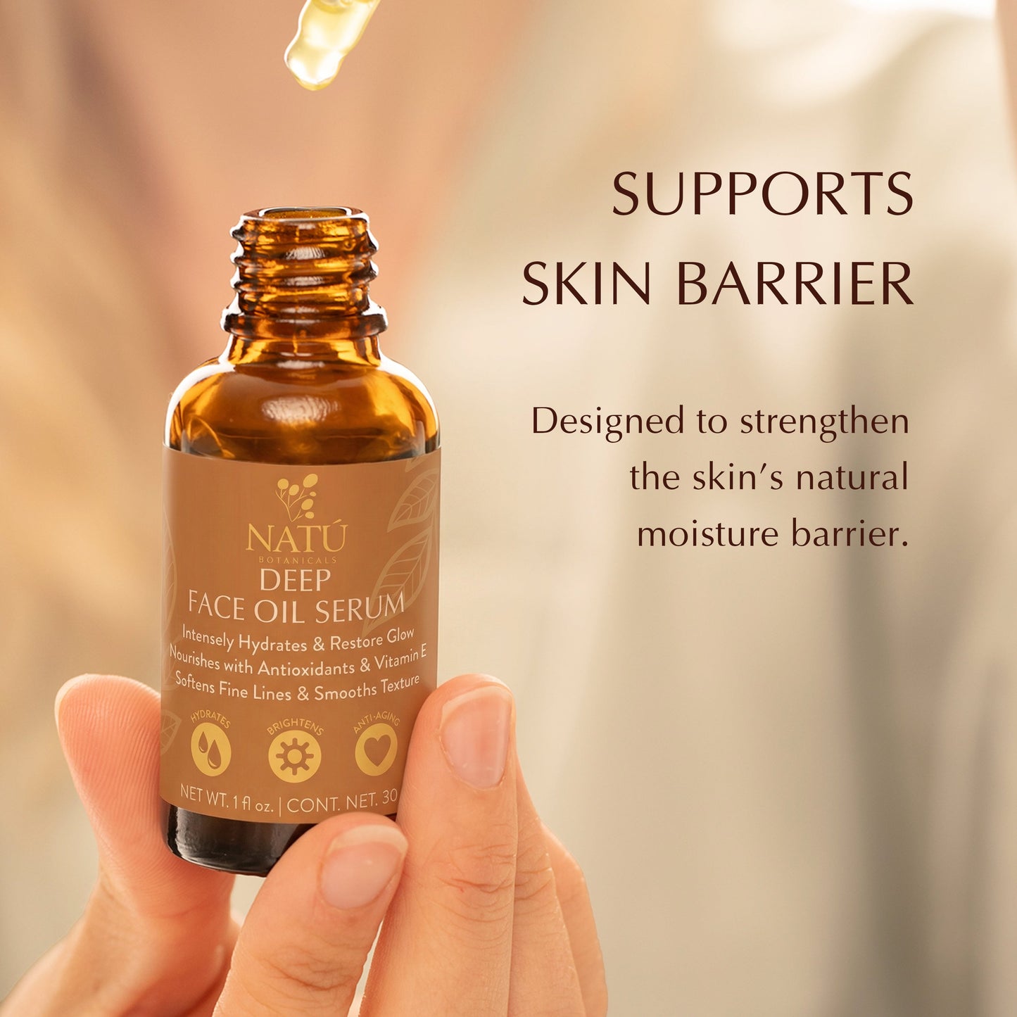 Facial Serums Bundle - Includes Deep & Light Face Oil Serums - Natu Botanicals