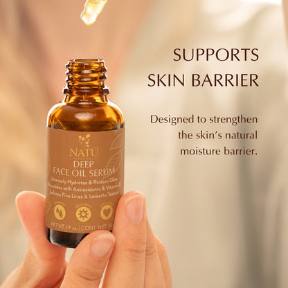 Facial Serums Bundle - Includes Deep & Light Face Oil Serums - Natu Botanicals