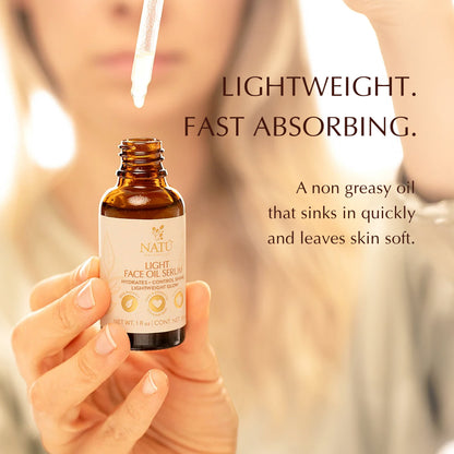 Light Face Oil Serum - Natu Botanicals
