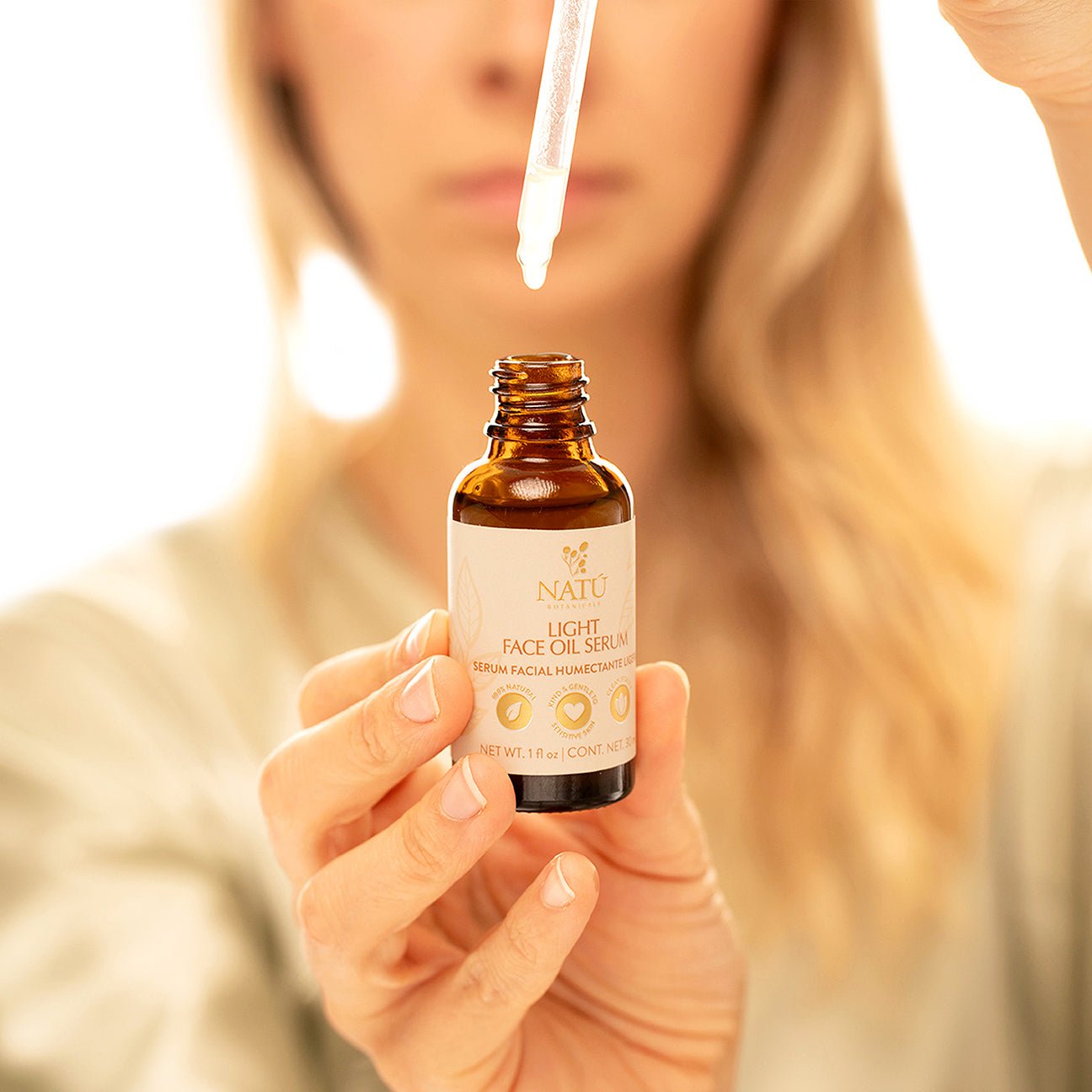 Light Face Oil Serum - Natu Botanicals