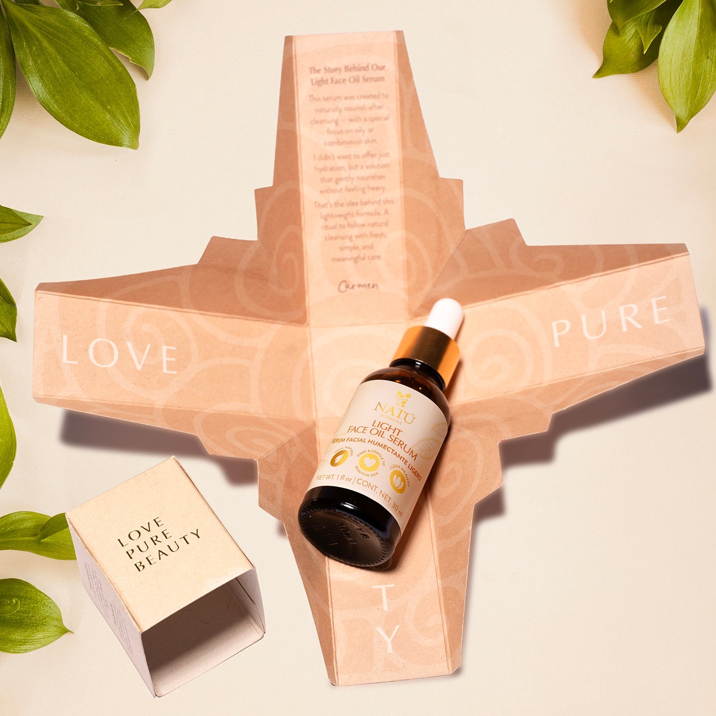 Light Face Oil Serum - Natu Botanicals