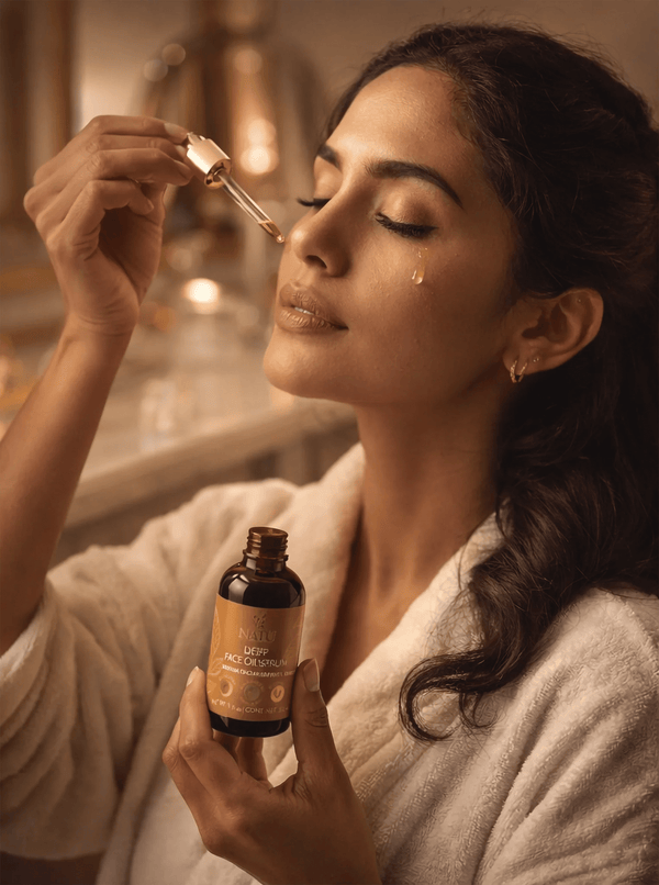 Love Your Skin Bundle - Includes Cacao Face Mask, Deep Serum, Gua Sha and Jade Roller - Natu Botanicals