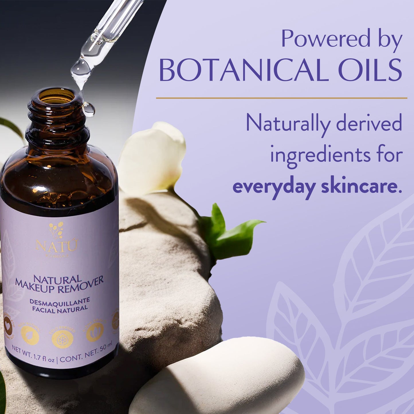 Makeup Remover Kit - Includes Makeup Remover Pads - Natu Botanicals