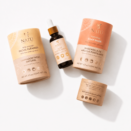 Natú Clarifying Skincare Ritual - For Oily & Acne-Prone Skin Types - Natu Botanicals