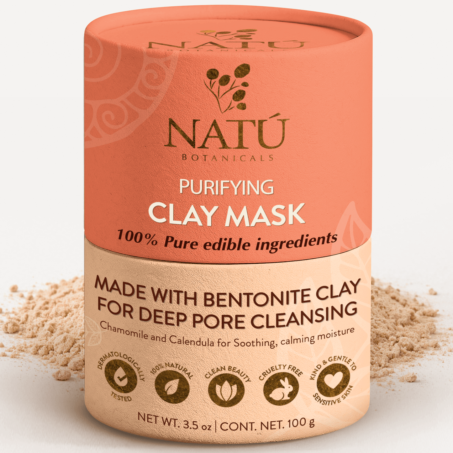 Purifying Clay Mask - Natu Botanicals