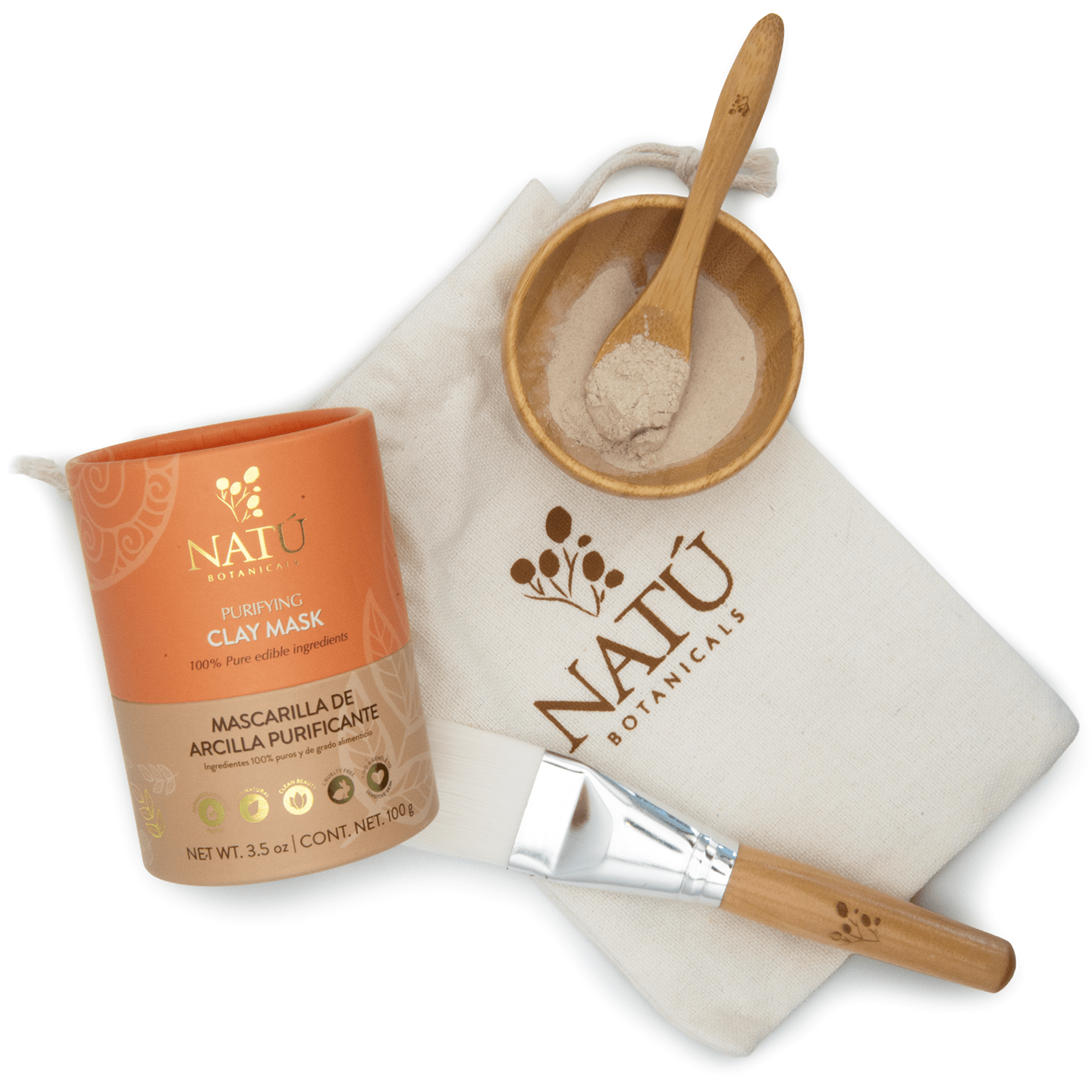 Purifying Clay Mask Kit - Natu Botanicals