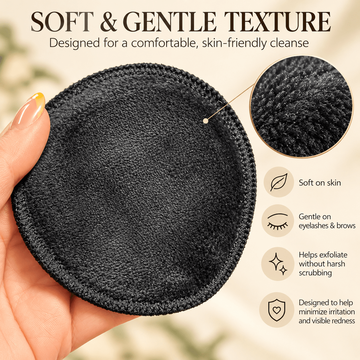Reusable Bamboo Makeup Remover Pads – 20 Pads with Bamboo Holder & Laundry Bag - Natu Botanicals