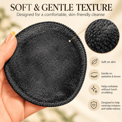 Reusable Bamboo Makeup Remover Pads – 20 Pads with Bamboo Holder & Laundry Bag - Natu Botanicals