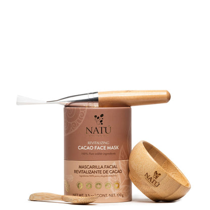 Revitalizing Cacao Face Mask Kit - Natu Botanicals