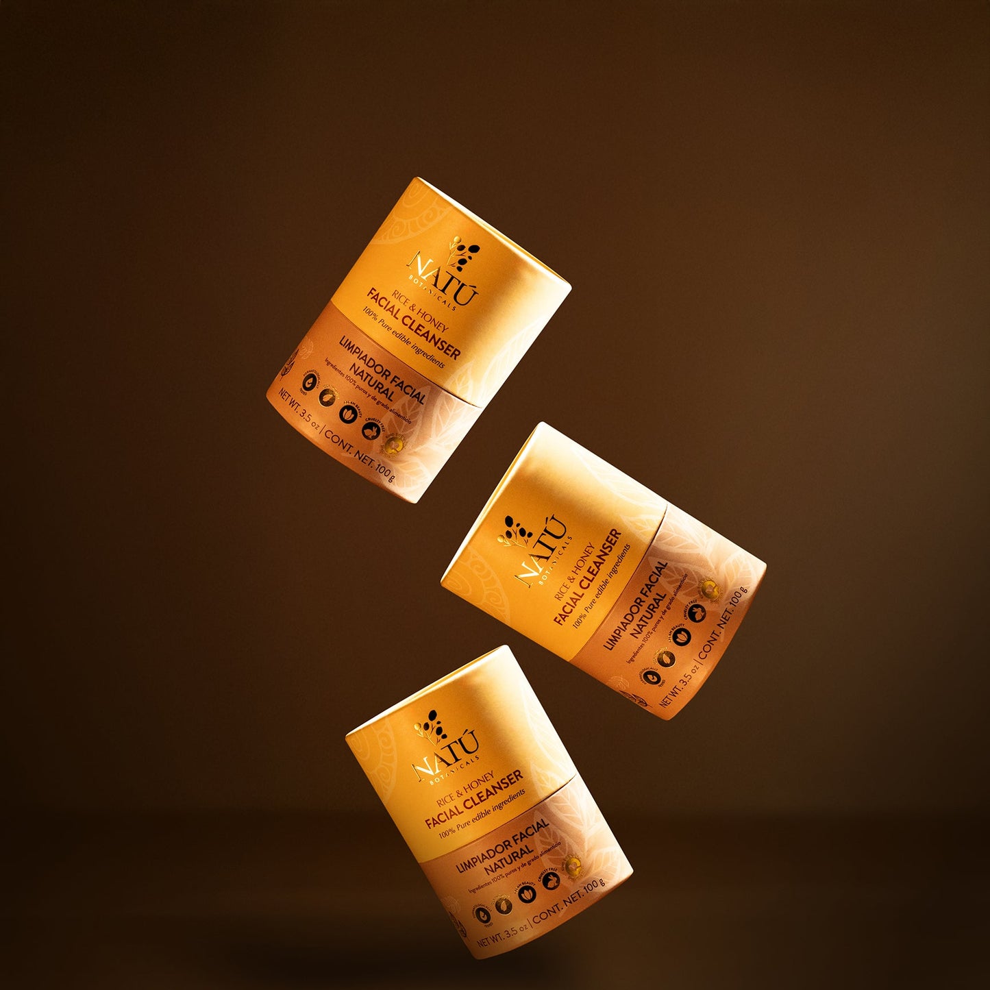 Rice & Honey Facial Cleansing Powder - Natu Botanicals