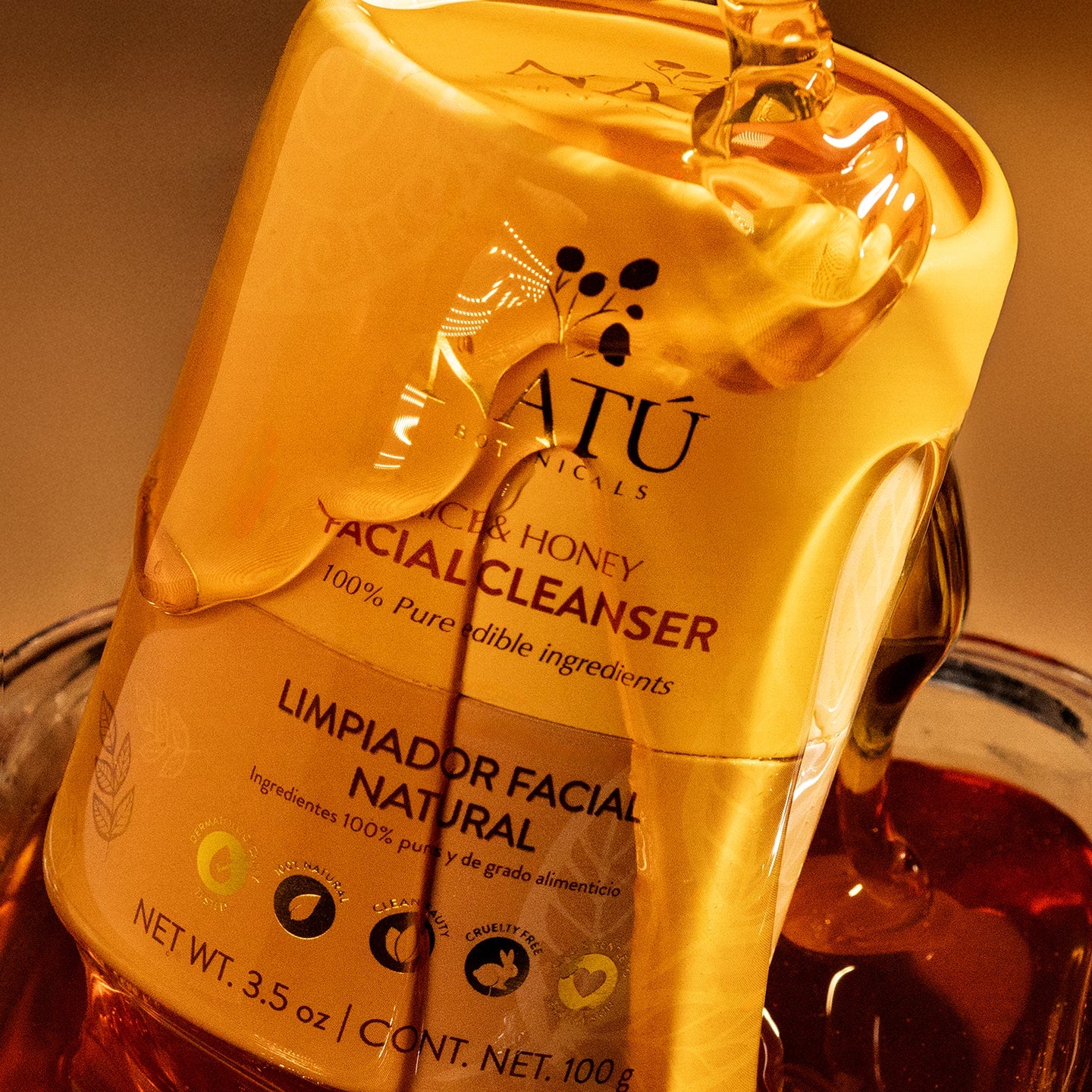 Rice & Honey Facial Cleansing Powder - Natu Botanicals