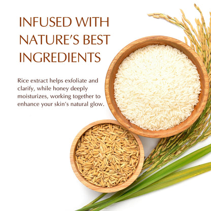 Rice & Honey Facial Cleansing Powder - Natu Botanicals