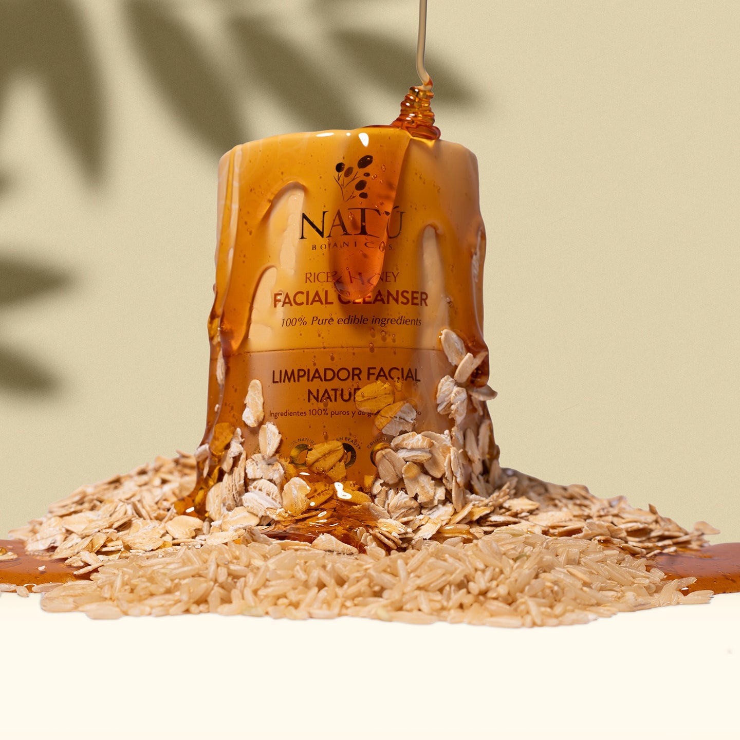 Rice & Honey Facial Cleansing Powder - Natu Botanicals