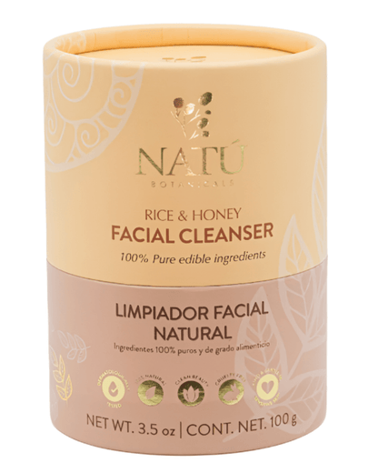 Rice & Honey Facial Cleansing Powder - Natu Botanicals