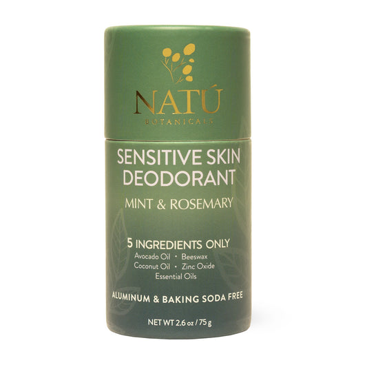 Sensitive Skin Deodorant Stick – Natural Deodorant, Aluminum-Free & Baking Soda-Free, 24 hour odor protection - Natu Botanicals